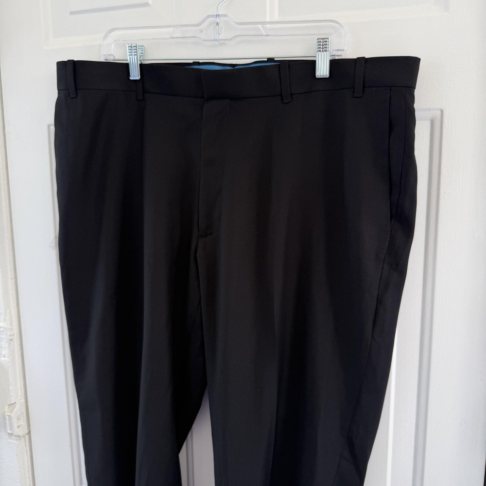 Axist Pants Mens 40x30 Black Ultra Series Straight Flat Front No Iron Dress NWT - Picture 4 of 16